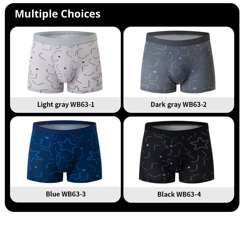 8-piece Set Of Men's Underwear Mixed With Youth Quick Drying Sporty Comfortable Plus Size Casual Flat Corner Pants Trendy — image 5