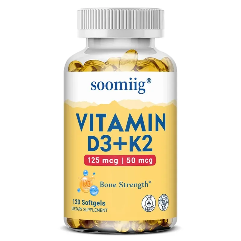Vitamin D3 K2 - Bone Health & Immune Support Supplement - with 5000 IU Vitamin D and 50 Mcg Vitamin K2 Soy Free — image 8