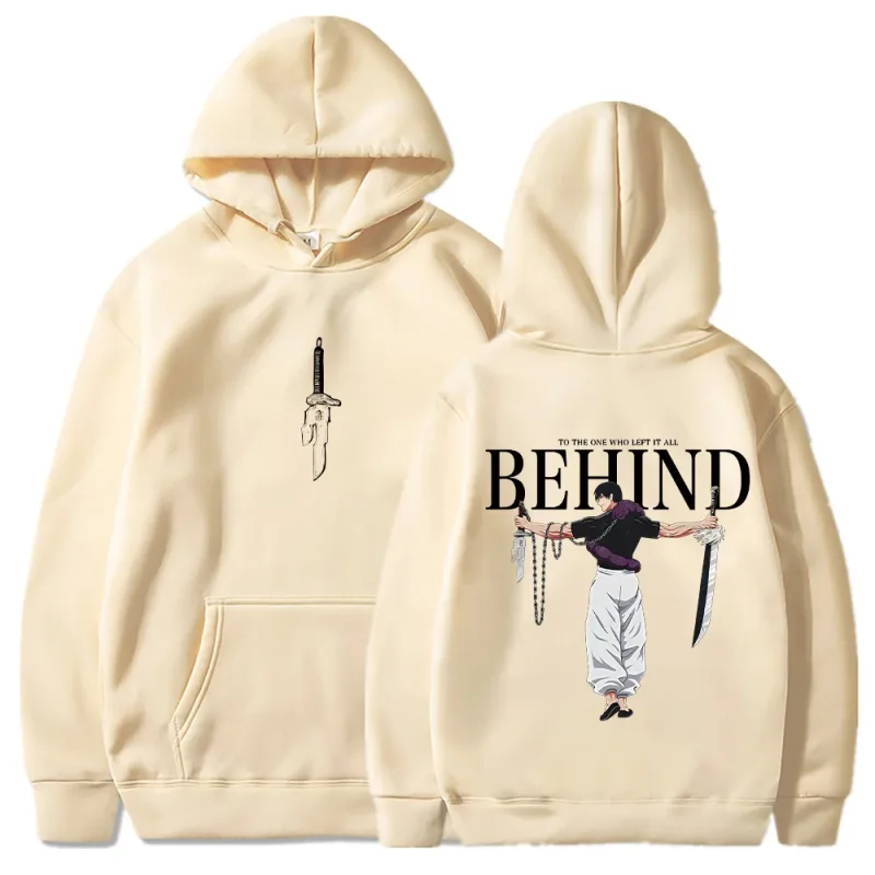 Jujutsu Kaisen Anime Hoodies Men Women Fushiguro Toji Manga Hooded Pullover Gothic Sweatshirts Hip Hop Streetwear Men's Clothing — image 5