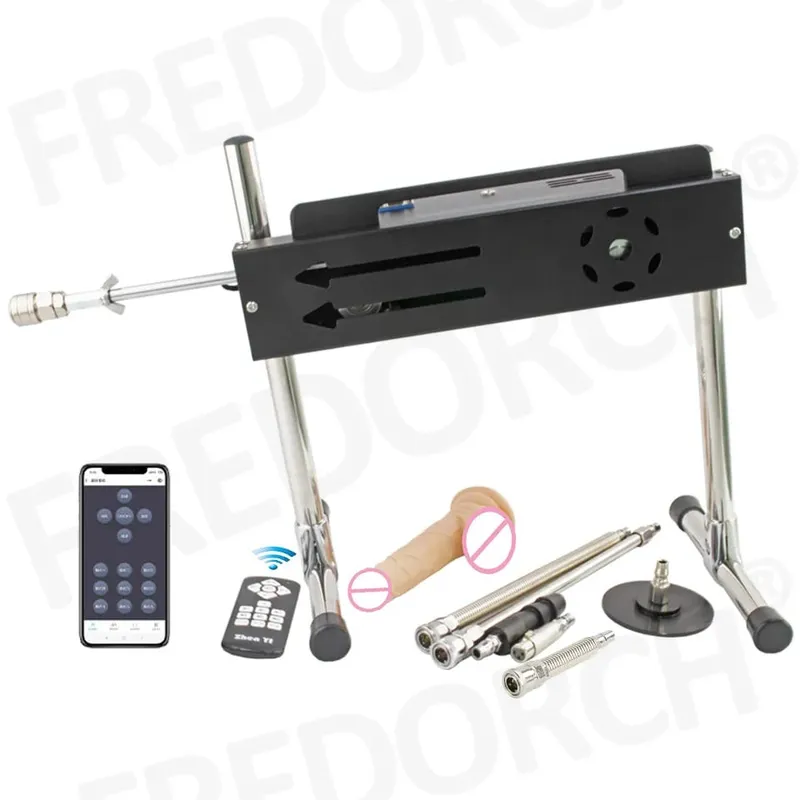 Νέα εφαρμογή Sex Machine & Wired & Wireless Control Turbo Gear Powerful Machine Love with Dildo for Adults Masturbation