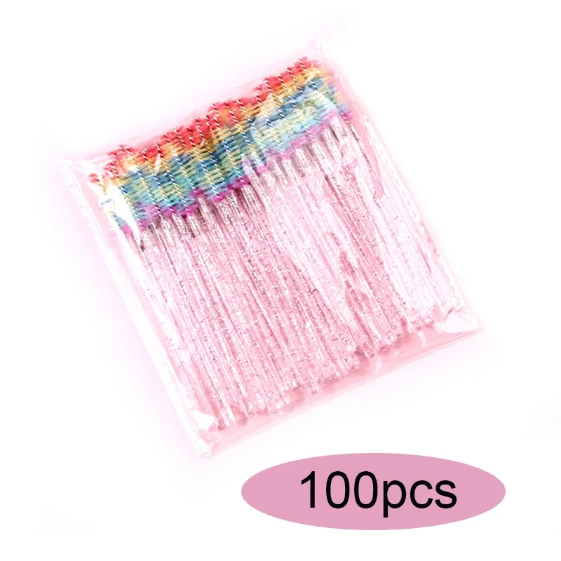 50/100/300/500db Szemöldök szempilla kefék Szempilla orsók Szempillaspirál pálcák Applikátor szempilla meghosszabbításhoz Smink eszköz LAUKISS