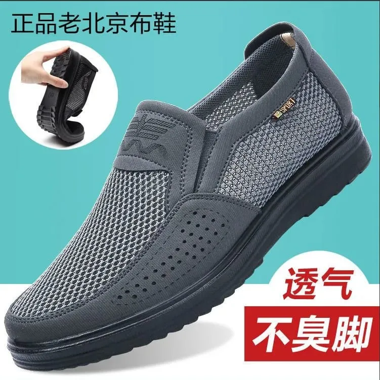 ​Men's Shoes 2025 Summer Casual Sneakers Breathable Mesh Chunky Sole Affordable Free Shipping​