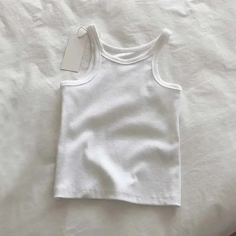 2024 Women Tank Tops Sexy Cropped Top Female Women Summer Camisole Camis Black White Sport Clothes For Women — image 9