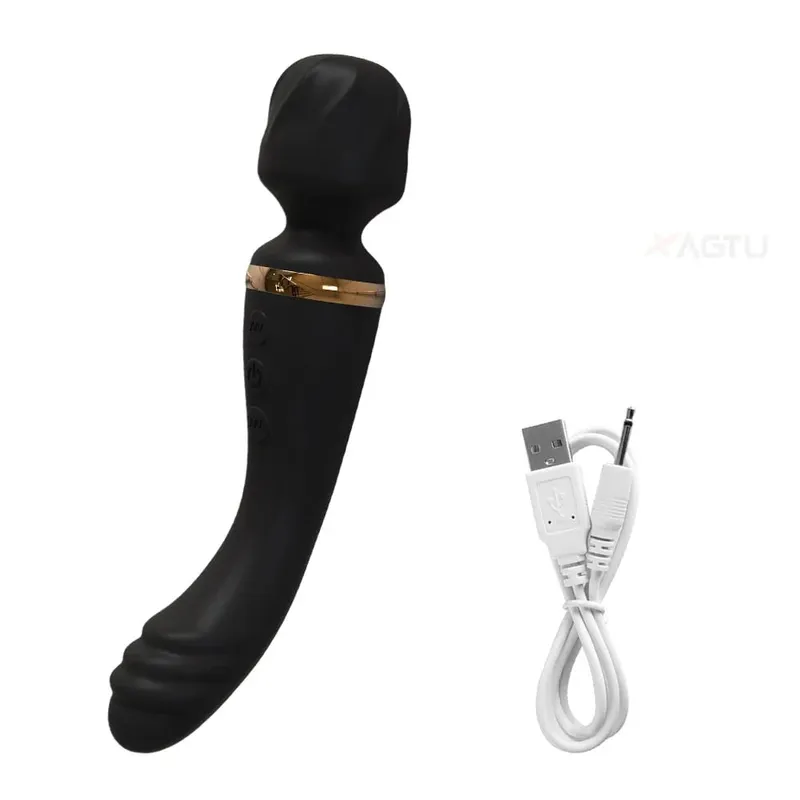 Ισχυρός δονητής AV για γυναίκες Θηλή G spot Clitoris Stimulator Magic-Wand Dildo Γυναικείο Αυνανισμός Παιχνίδια σεξ ενηλίκων Γρήγορος οργασμός