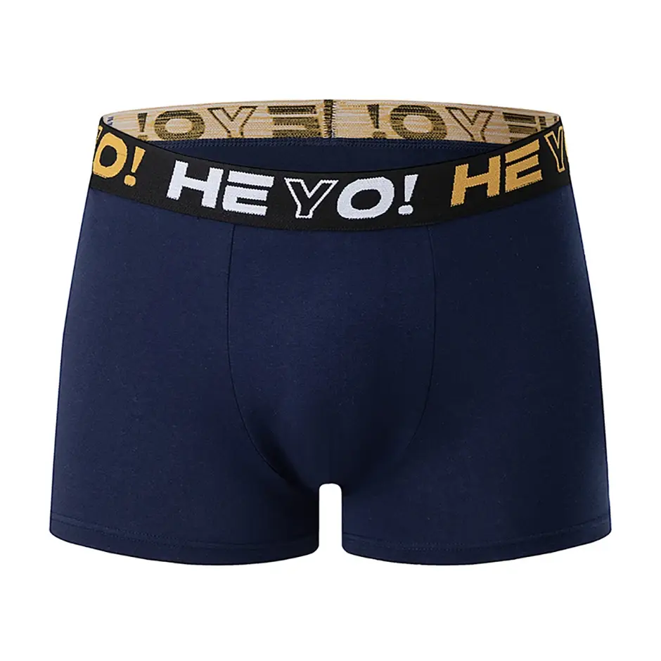 4/10 Piece Set Of Multi-color Men's Underwear Comfortable And Soft Cotton Flat Angle Pants Elastic Waist Sports Base Shorts