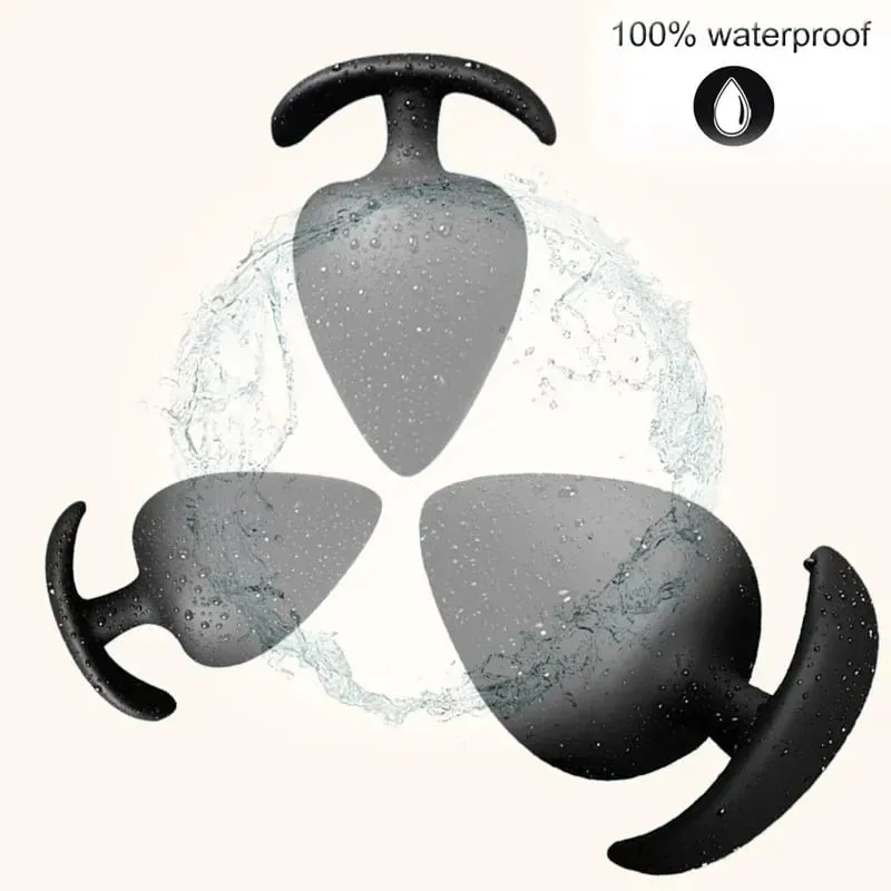 Cheap 4 Size Silicone Big Butt Plug Anal Sex Toys for Adults Men Woman Underwear Buttplug Dildo Masturbador Anus Dilatador