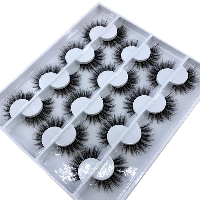 12 זוגות של Multipack 3D מינק ריסים מלאכותיים בעבודת יד, כלי איפור עיניים טבעי רך ונימוח — image 5