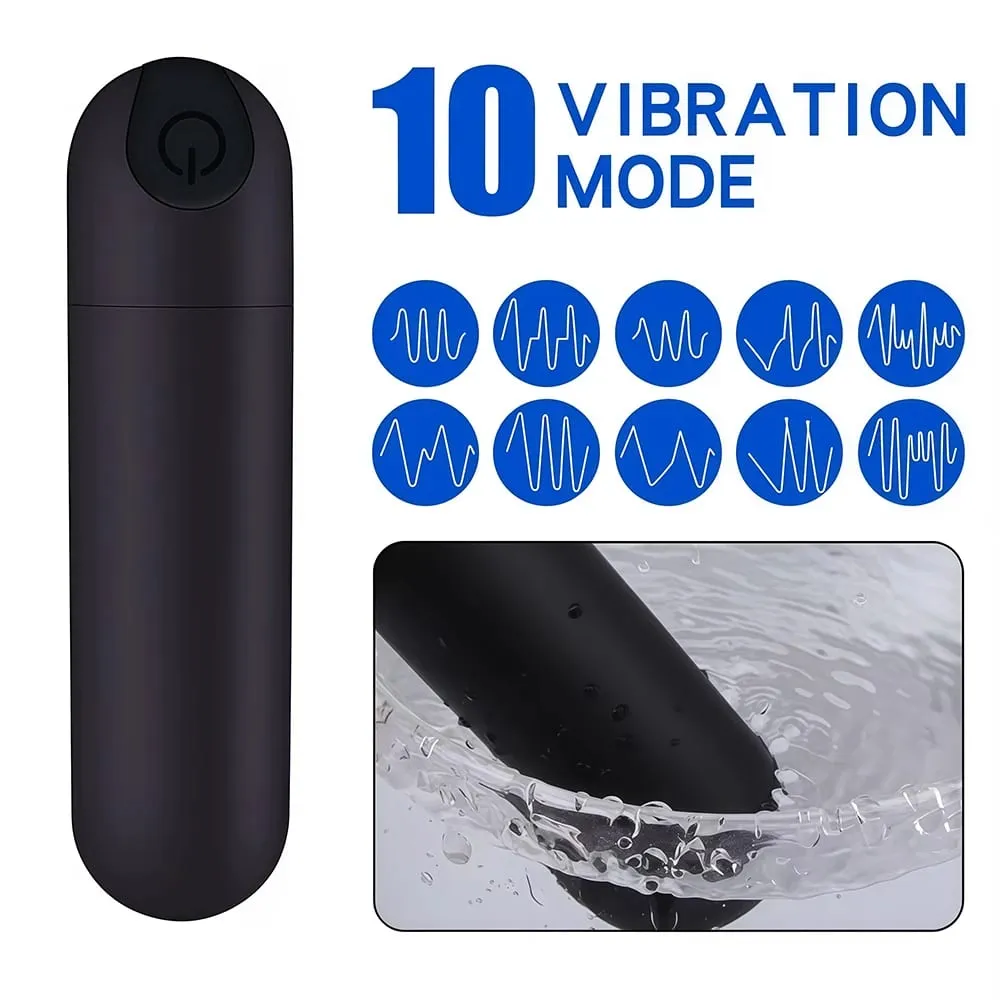 Ισχυρός Mini Bullet Vibrator για γυναίκες G Spot Αυνανισμός Clitoral Stimulator Κολπικός μασάζ Ερωτικά παιχνίδια σεξ για ενήλικες — image 2
