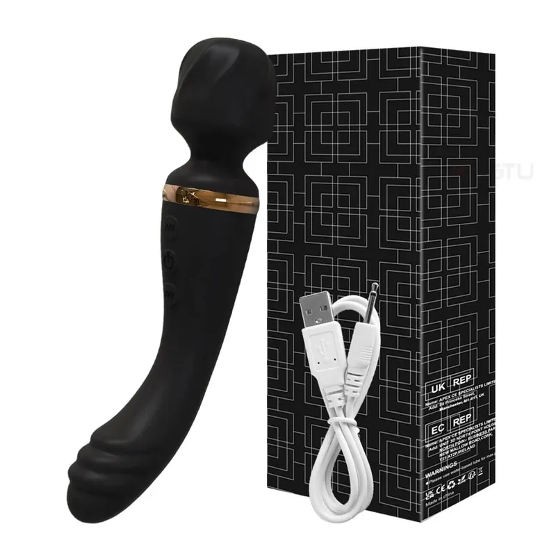 Ισχυρός δονητής AV για γυναίκες Θηλή G spot Clitoris Stimulator Magic-Wand Dildo Γυναικείο Αυνανισμός Παιχνίδια σεξ ενηλίκων Γρήγορος οργασμός
