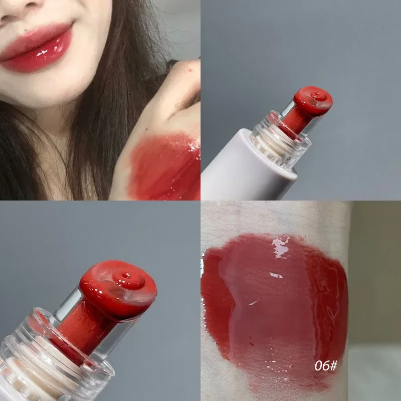Crystal Jelly Lip Gloss Mirror Water Liquid Lipstick Moisturizing Long Lasting Sexy Lip Plumper Lip Tint Makeup Korean Cosmetics
