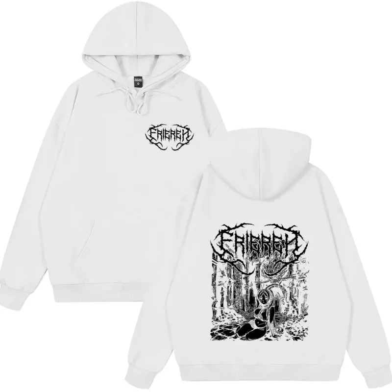 Anime Frieren: Beyond Journey's End T-shirt Frieren Manga Gothic Hoodies Herr Kvinnor Kläder Vinterkläder Lös stil Streetwears