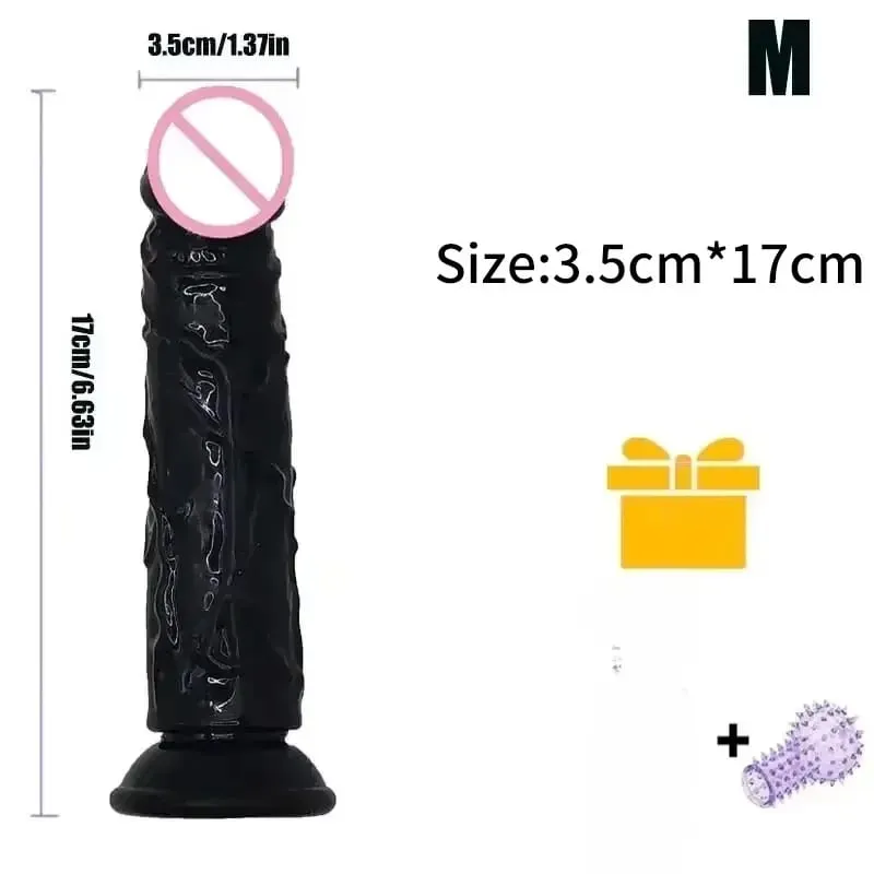 Cheap Women Big Transparent Dildo Suction Cup Erotic Anal Jelly Dick Soft Clitori Vaginal Masturbators Penis Adult Sex Toy 18+ — image 12