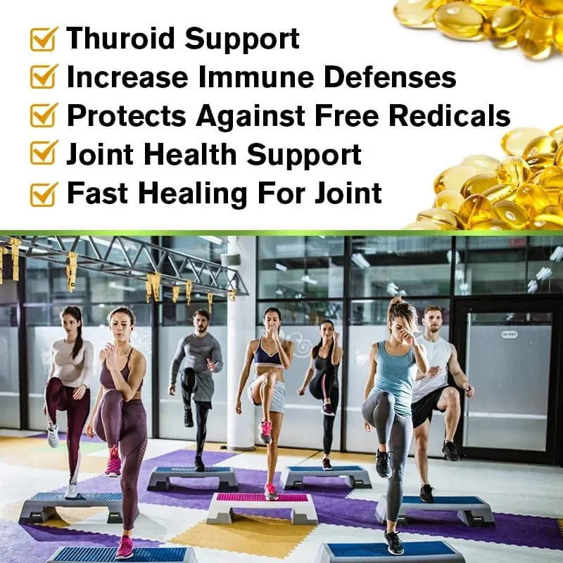 Buy 1 Get 1 Free! Organic Sea Moss Supplement for Thyroid & Skin Health Boosts Immunity Energy & Digestion GMP Certified