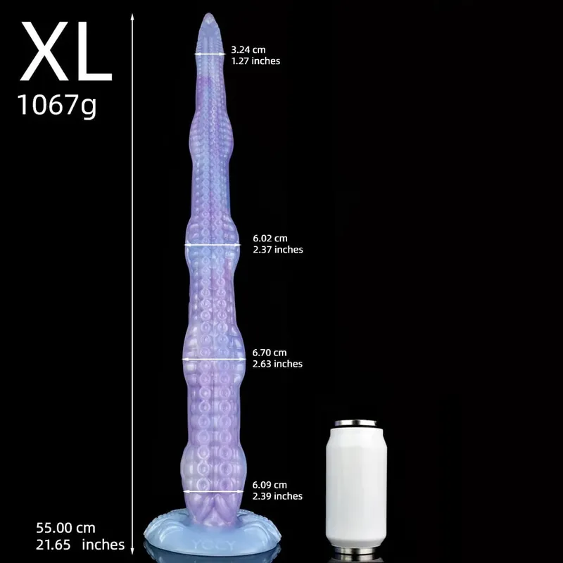 65cm Long Butt Plug With Suction Cup S M L XL XXL Fantasy Octopus Leg Dildo Anal Beads 5 Sizes Sex Toys For Women Man