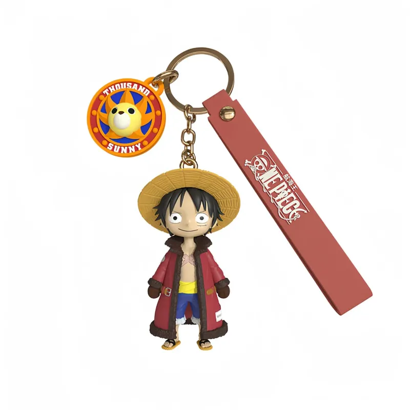 Γνήσιο ONE PIECE Anime Figure Monkey D Luffy Chopper Μπρελόκ με κινούμενα σχέδια Τσάντα στολίδι Κούκλες Παιδικό δώρο γενεθλίων Δώρα Χριστουγέννων