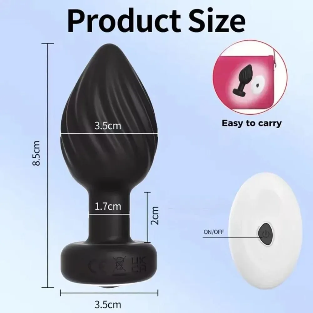 Wireless Anal Vagina Vibrator Butt Plug Men Prostate Massager Stimulator Female Masturbator Adult Sex Toys for Women Men Gay — image 6