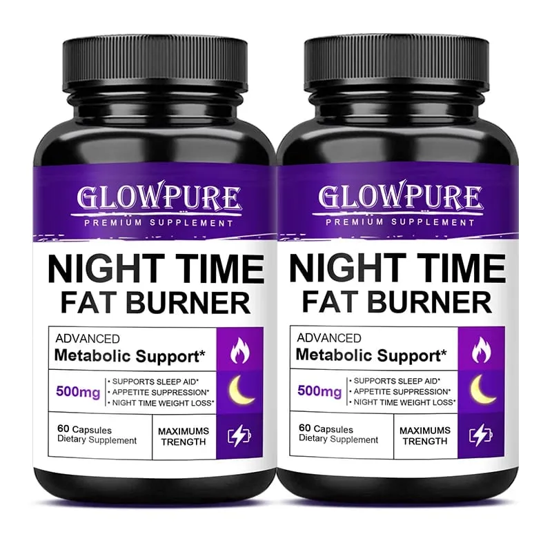 Boost Metabolism & Suppress Appetite with Night Time Fat Burner - Healthy Weight Management Capsules for Weight Loss — image 9