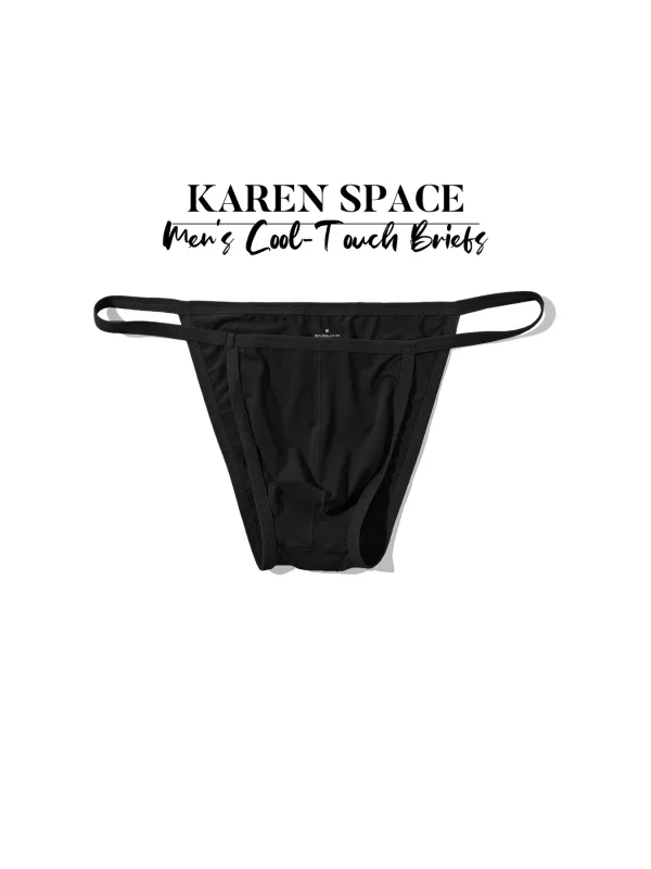 1PC Men's Sexy Low-Waist Briefs with Large Pouch Single Color Thin Belt Comfortable Thin Design for Summer Pure Color Underwear — image 24