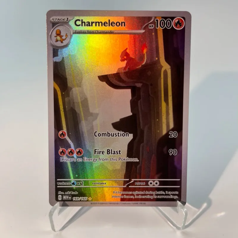 כרטיסי פוקימון 151 PKM PTCG3-D Bulbasaur Squirt Rainbow Gengar לשעבר Holographic Ex GX Rare Collection מתנות צעצועי קרב לתחביבים