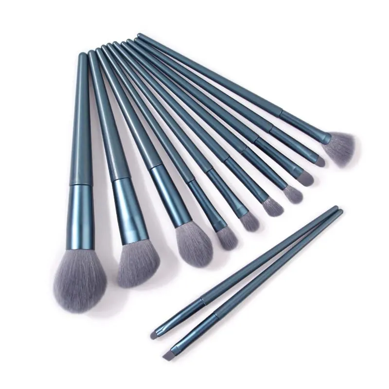 12 Stuks Roze Make-Up Kwasten Set Make Up Concealer Blush Poeder Borstels Oogschaduw Markeerstift Foundation Brush Cosmetische Schoonheid Gereedschap