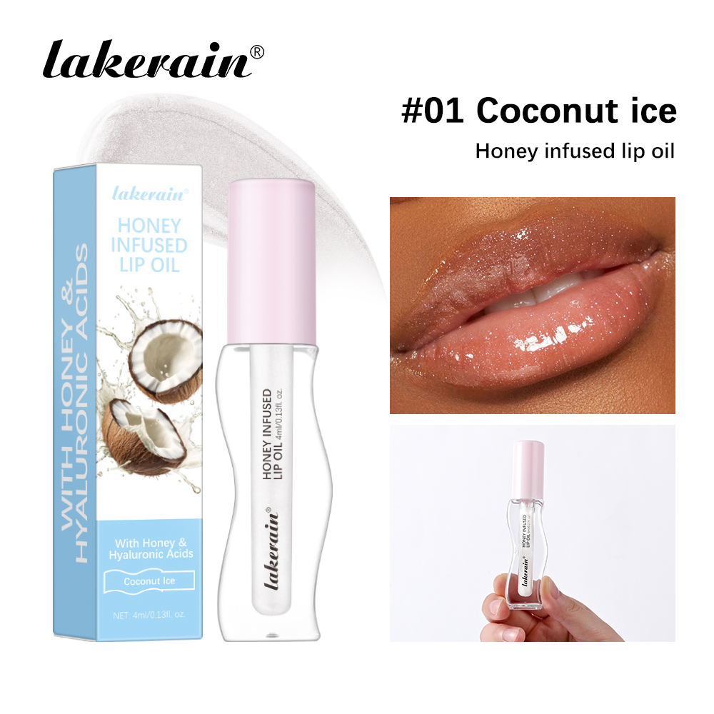 Crystal Fruit Honey Essence Lip Oil Sexy Plump Lip Jelly Strawberry Tinted Lip Liquid Waterproof Moisturize Oil Lipgloss Makeup — image 9