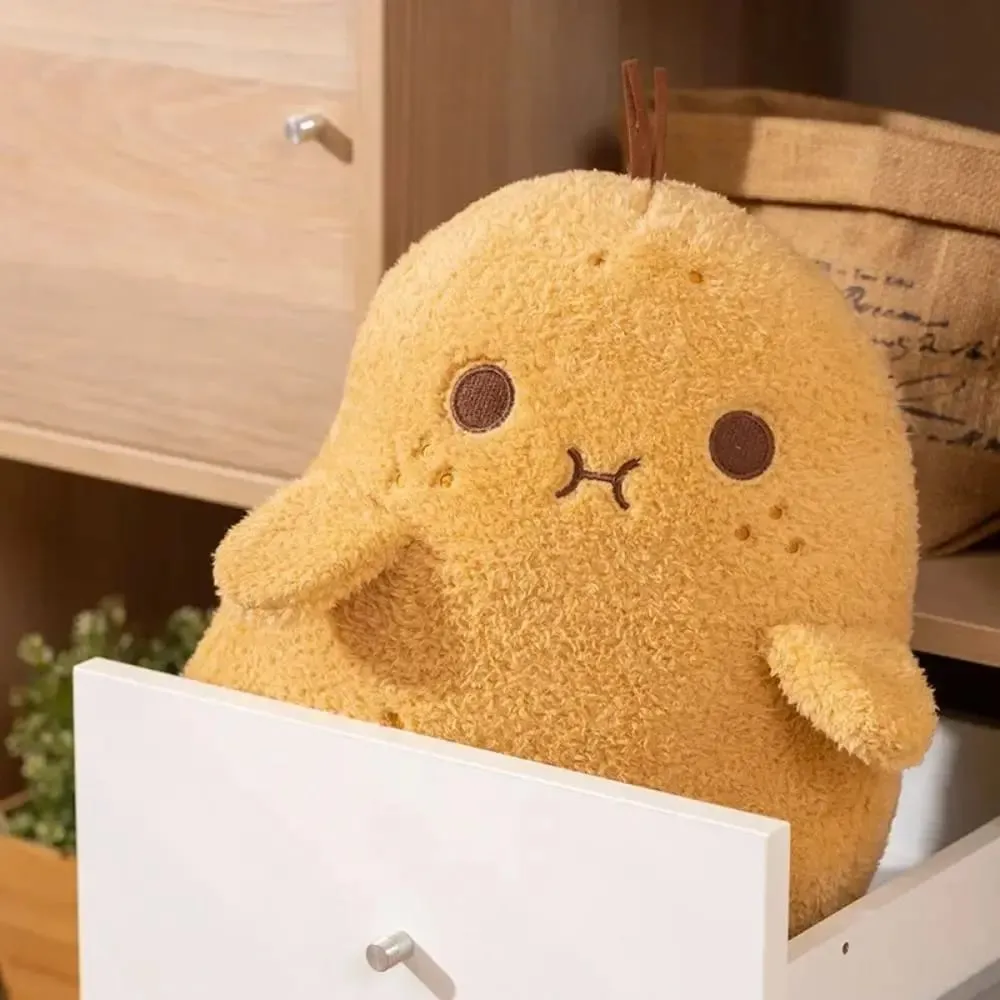 PP Cotton Small Potato Plush Doll Fluffy Soft Funny Food Plush Doll Cartoon Plush Stuffed Plant Spud Throw Pillow