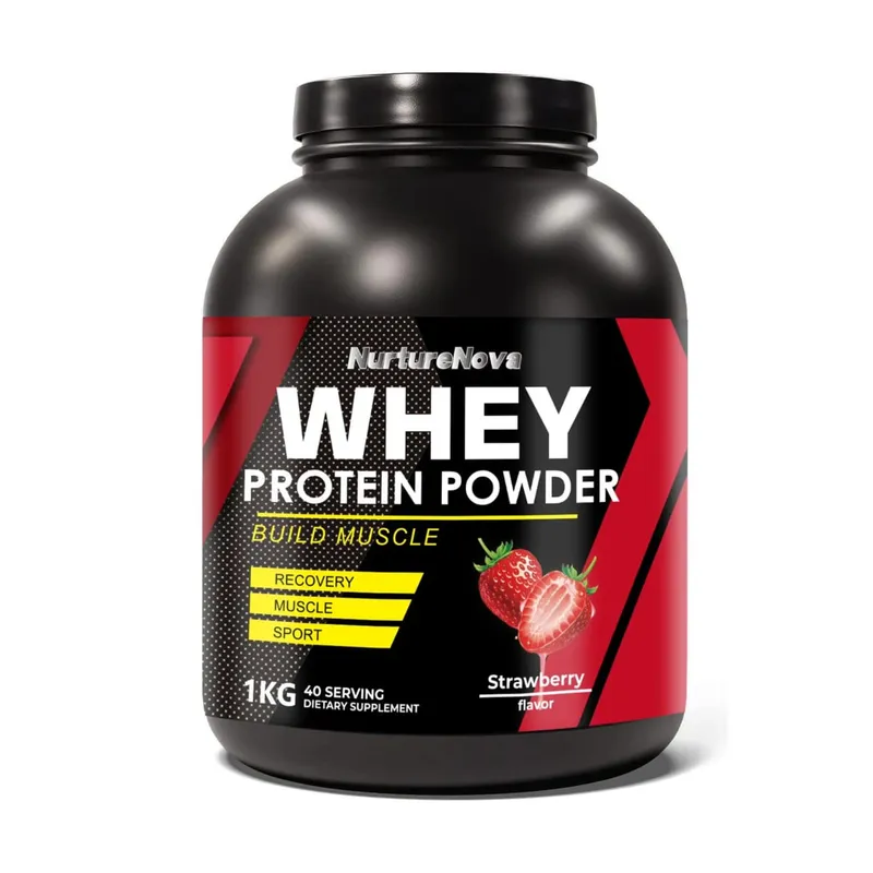 NurtureNova Whey Protein Powder 40 adag fehérje ital keverék felnőtteknek Chocolate Matcha eper ízű napi táplálkozás