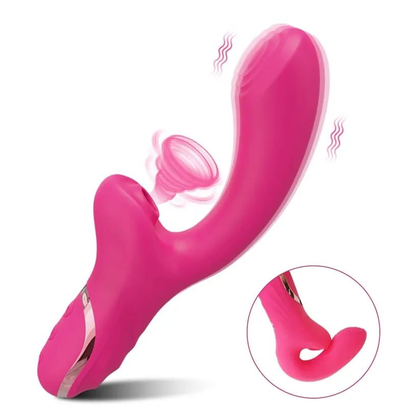 Powerful Clitoral Sucking Dildo Vibrator Female 20 Modes Clitoris Stimulator G Spot Vagina Massager Adult Sex Toys for Woman