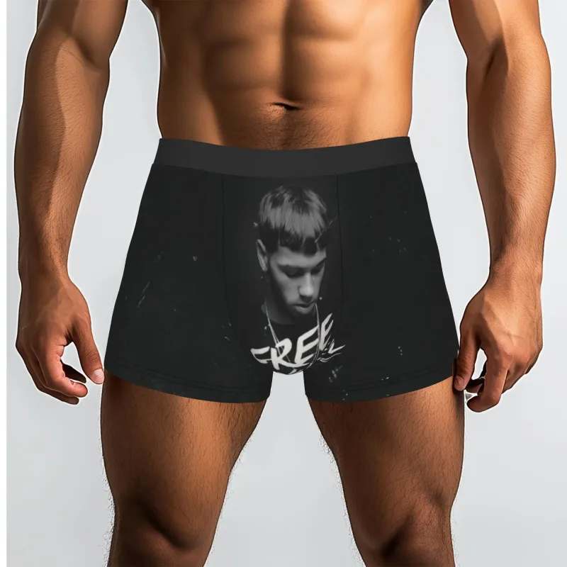 Erkek Komik A-Anuel AA İç Boxer Külot Streç Şort Külot Külot