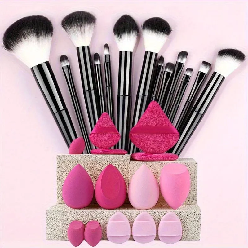 Makeup Brushes 8-29Pcs Makeup Kit Professional Women Cosmetic Soft Powder Brush Eyeshadow Foundation Full Set Travel Beauty Tool