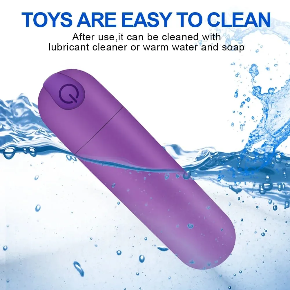 Mini Bullet Vibrator for Women Strong Shock Vibrating Nipple Vagina Clitoral Stimulator Thrusting Dildo Sex Toys for Couple 18+ — image 3