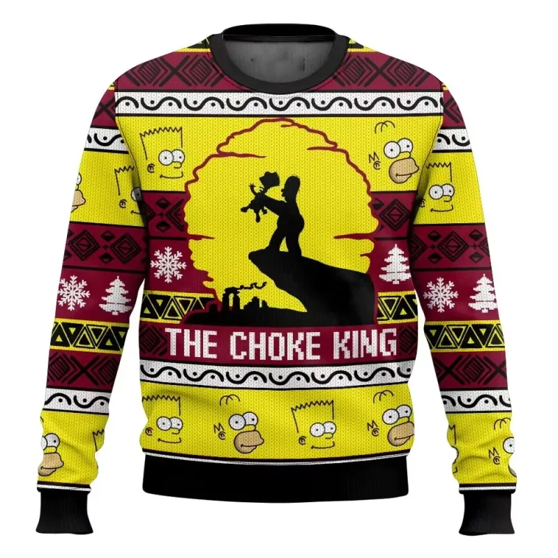 outono e inverno de volta ao futures suéteres feios de Natal, camisas de anime de desenho animato per homens e mulheres, roupas