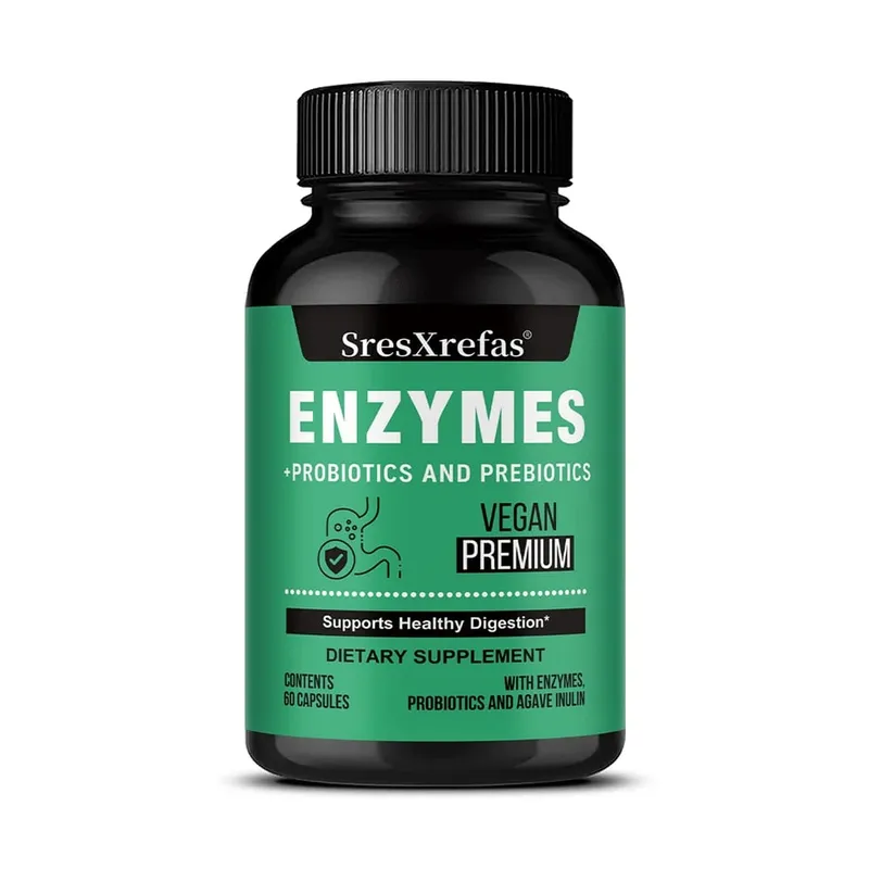 Probiotic Prebiotics & Digestive Enzymes Capsules Colon Cleanse & Detox Supports Gut Health Digestion & Balance Gut Bacteria