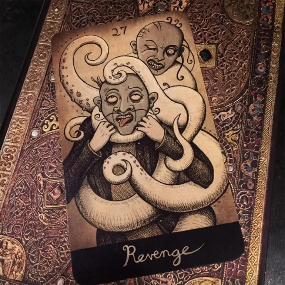 Abandoned Oracle Cards Deck 52 Cards Dark Fantasy Tarot Fortune Telling Witchcraft Spirit Επιτραπέζιο παιχνίδι Αγγλικά Έκδ. — image 4