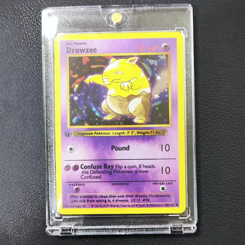 بطاقات تجميع DIY مع بطاقة Brick 1996 الإصدار الأول بطاقات فلاش لعبة Anime Shining Cards Gift