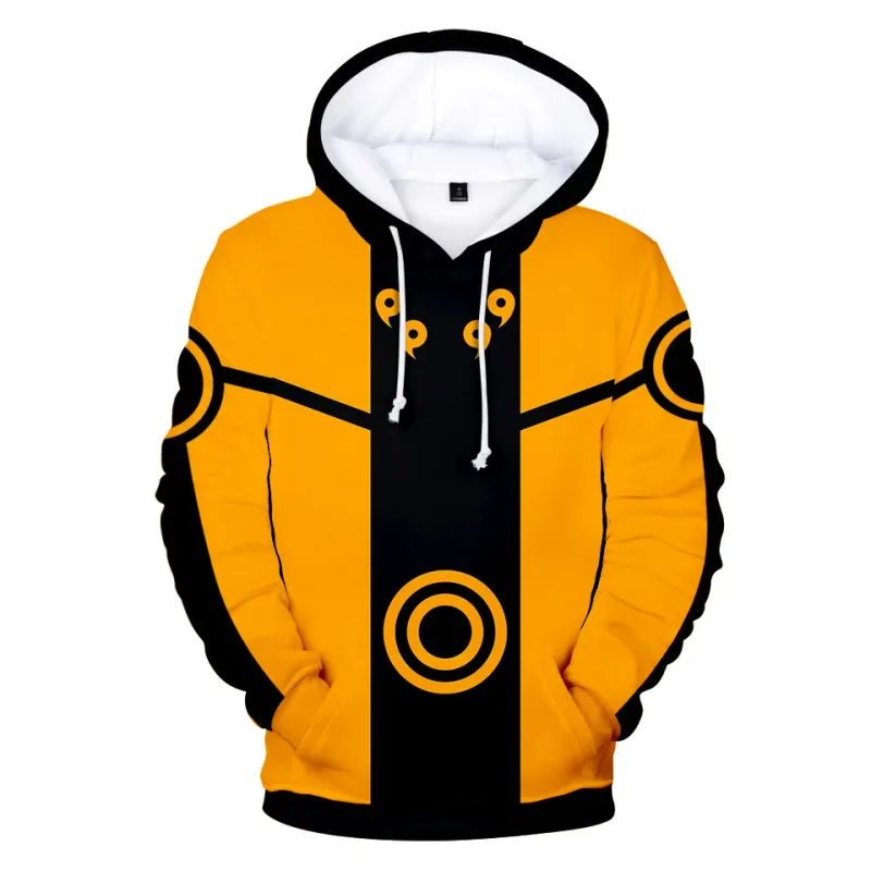 Bandai Naruto 3D Anime Sweat à capuche – Streetwear pour homme Cosplay Harajuku et style Y2K – Tendance et confortable — image 8
