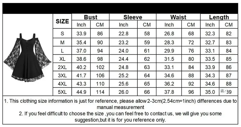 2022 חדש גותי כתף אחת תחרה תפירה שמלת שרוולים מתרחבים ספרותי וינטג' סתיו גראנג' שחורה שמלת קו A בגדי מסיבות פאנק