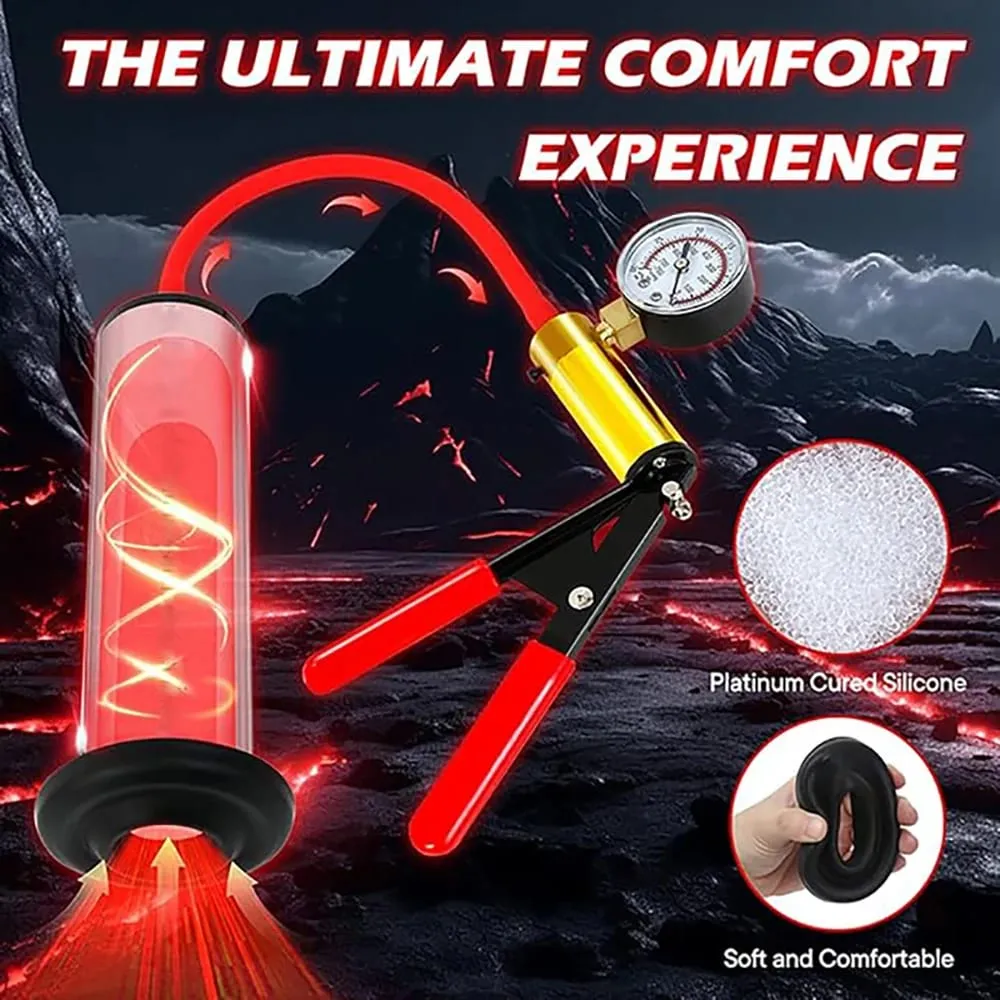Sex Toy for Men Penis Pump Delay Endurance Trainning Reduce Sensitivity Vacuum Penis Extender Intimate Care Sex Adult Goods — image 2