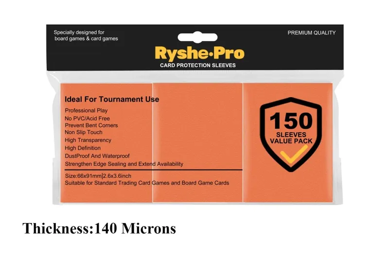 150Pcs Premium Card Sleeves 2,6"x3,6" συμβατές με κάρτες συναλλαγών τυπικού μεγέθους για MTG Pokemon TCG Baseball Card Sport Card — image 24