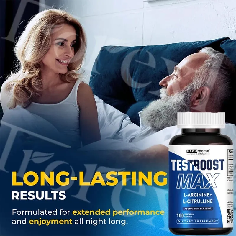 Men Enhancing Supplement L-Arginine L-Citrulline Complex Supports Physical Performance & Confidence Lasting Results — image 2