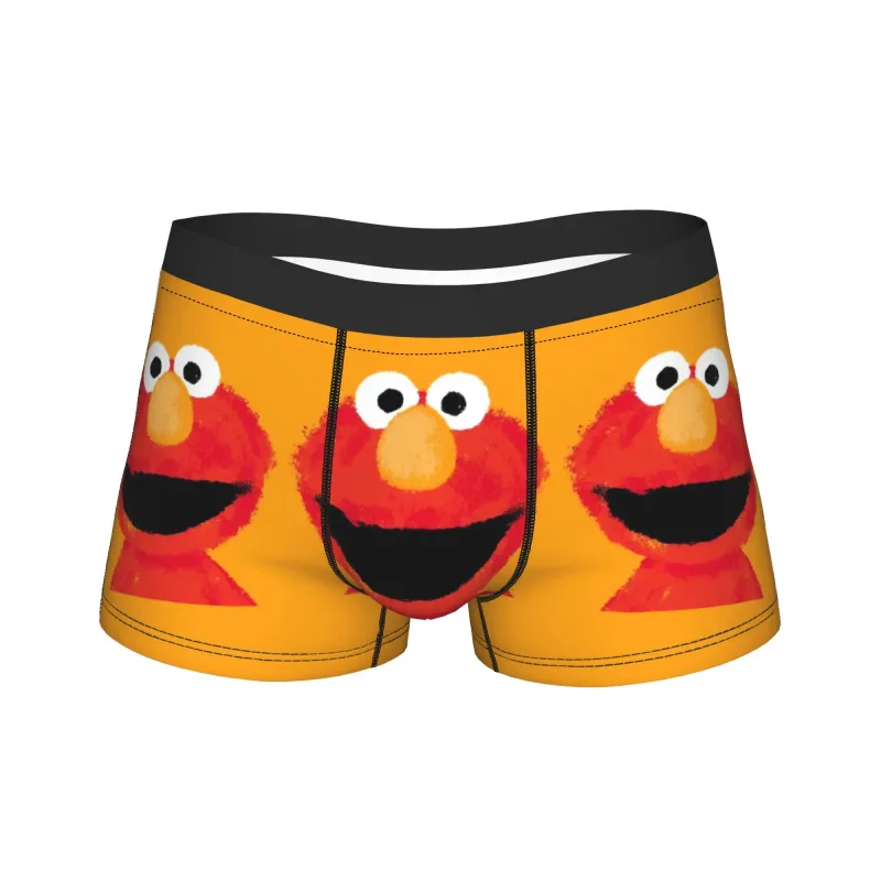 S-Sesames Streets Tango Elmo & Grover Underwear Men Shorts Briefs Funny Boxershorts Quality Customs Oversize Panties — image 17