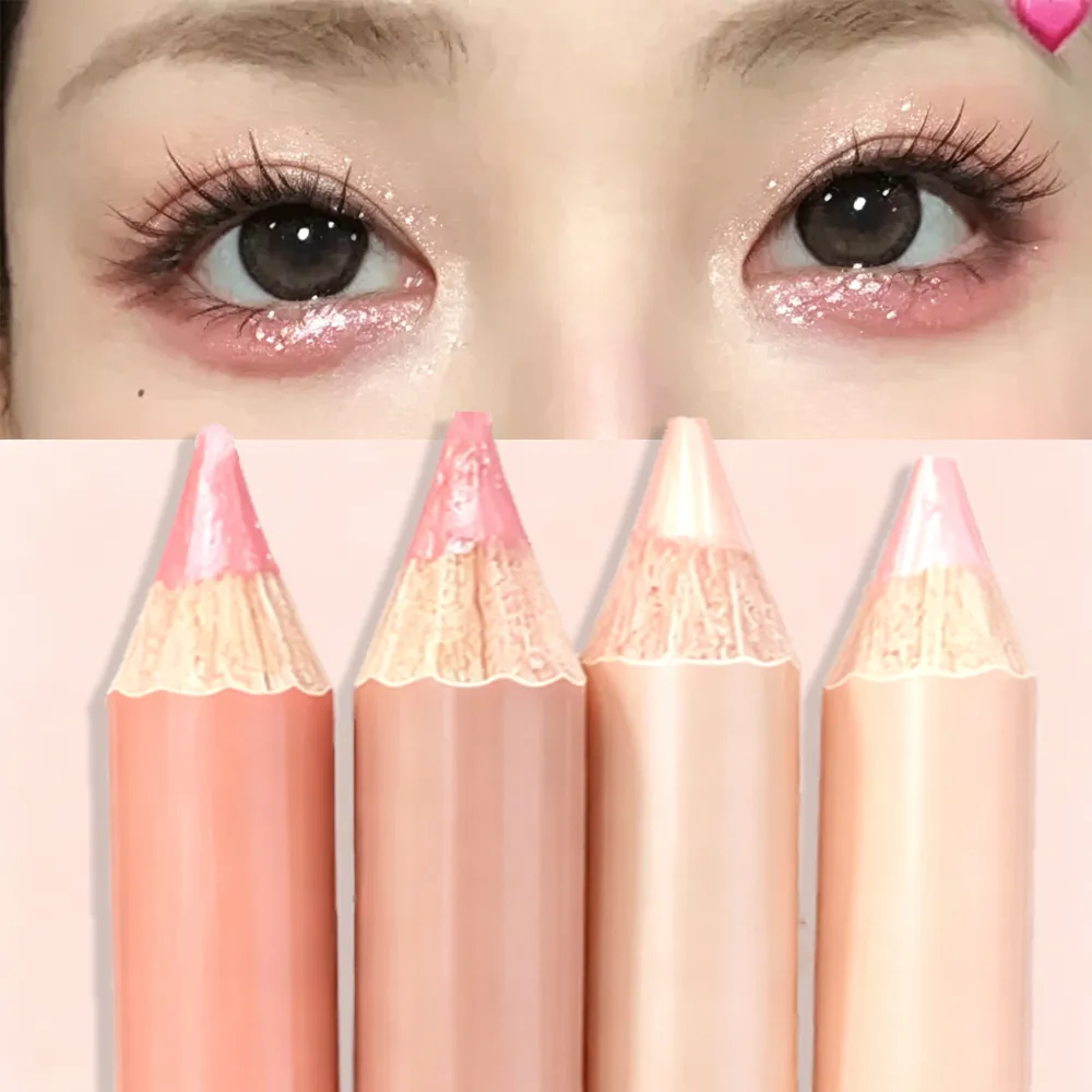 1/2/4 τεμ. Shimmer Aegyo Sal Eye Liner Μολύβι Under-Eye Highlighter Glitter Pink Eyeshadow Nude Champagne Eye Contour Makeup — image 2