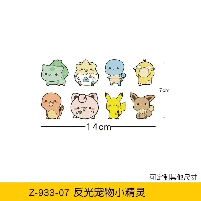 20 Phong Cách Pokemon Xe Ô Tô Anime Hình Pikachu Gengar Eevee Charmander Hoạt Hình Dễ Thương Búp Bê Sáng Tạo Miếng Dán Quà Tặng Sinh Nhật