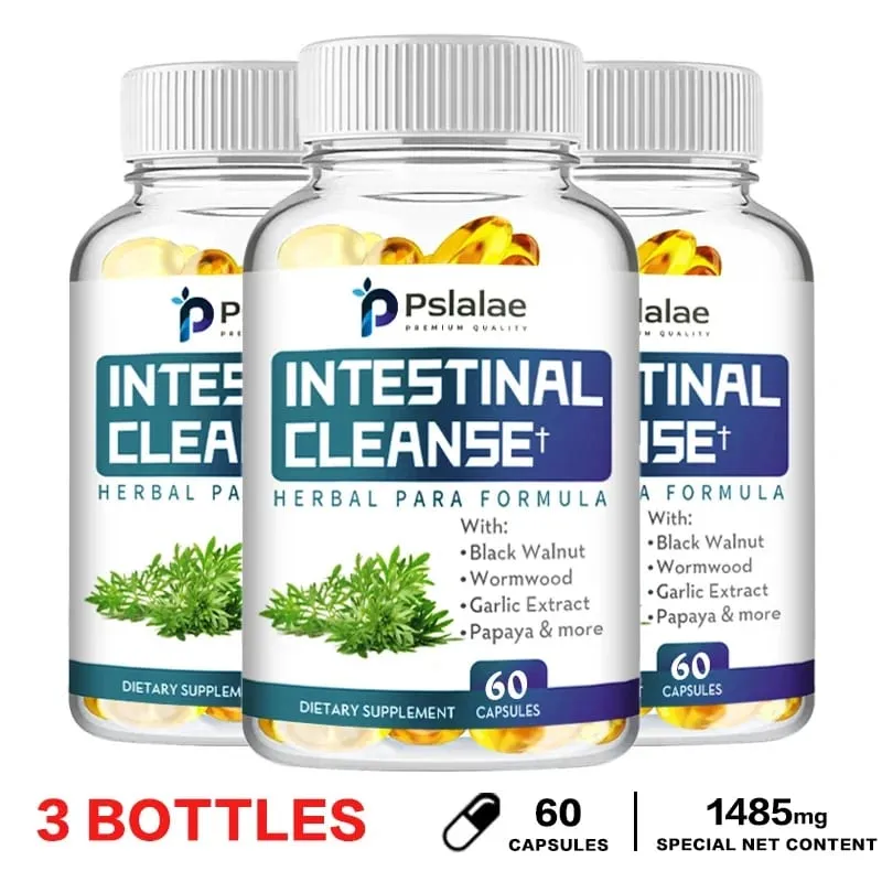 Intestinal Cleanse - Supports Cleansing Detoxification Liver Colon Cleansing Intestinal Health and Immune Enhancement