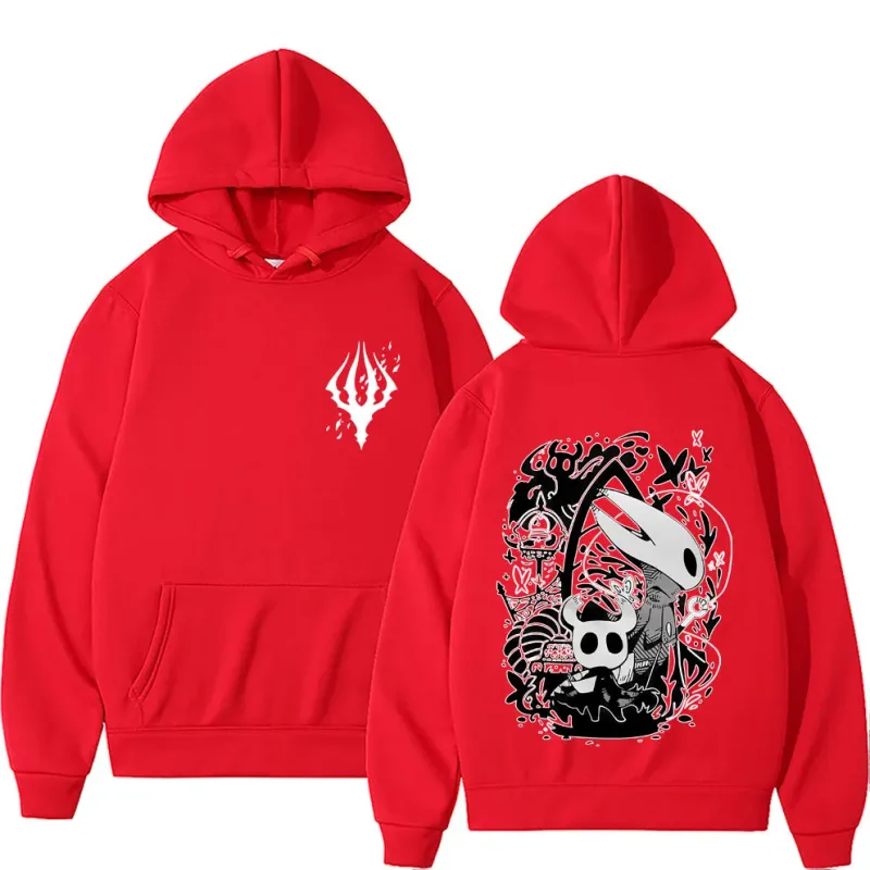Oyun içi boş şövalye grafik kapşonlu erkek kadın giyim rahat büyük boy streetwear erkek Vintage polar kapüşonlular hayranları hediye eşofmanı — image 6