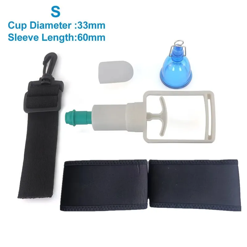 Pure Physical Penile Exerciser Extender Vacuum Pump Penis Enlargement Belt Penis Stretcher Cock Massager Cup Sex Toys For Men 18