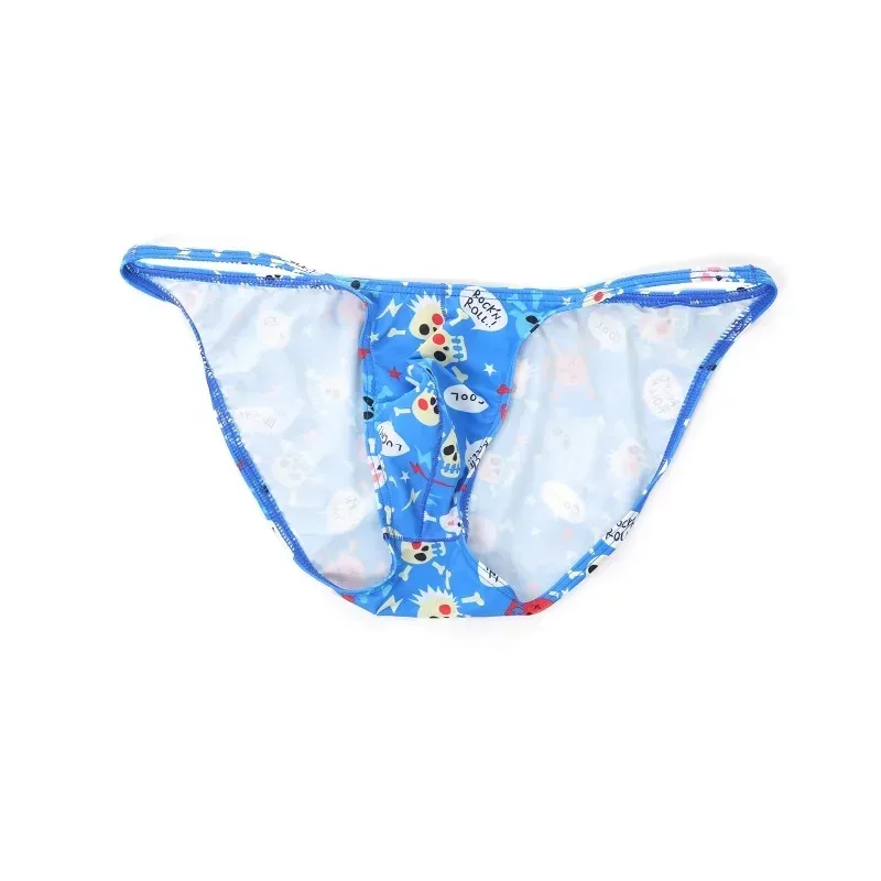 Мужские сексуальные трусы для плавания Maillot De Bain, купальник-бикини с крутым забавным принтом черепа для серфинга, пляжная одежда, плавки