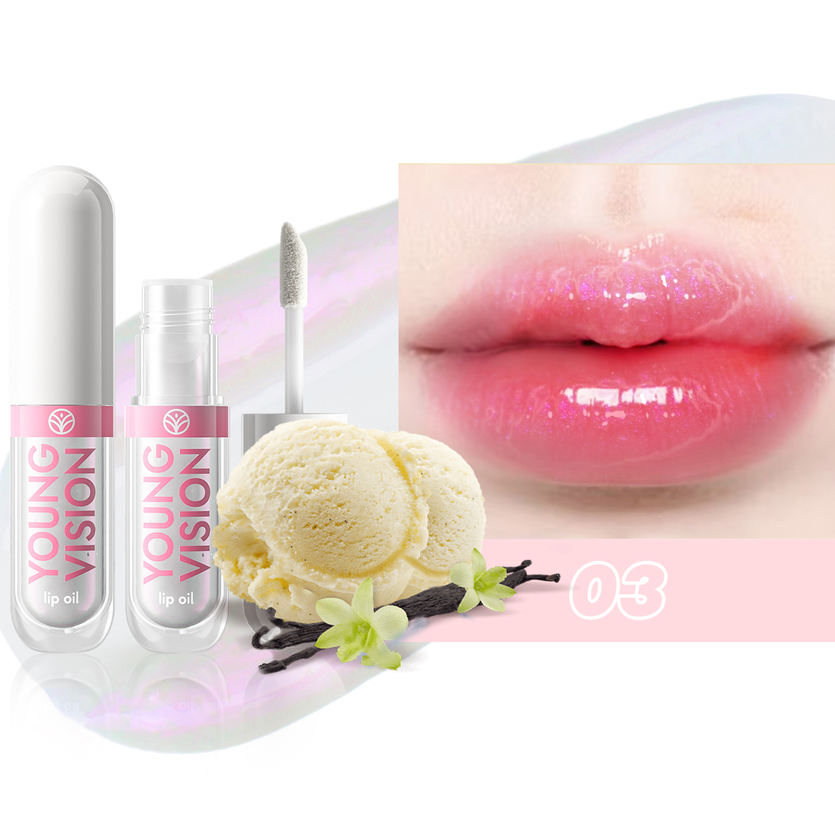 6 Color-Changing Lip Gloss Fruity Scent Moisturizing and Long-Lasting Smooth Hydrating Temperature-Activated Lip tint