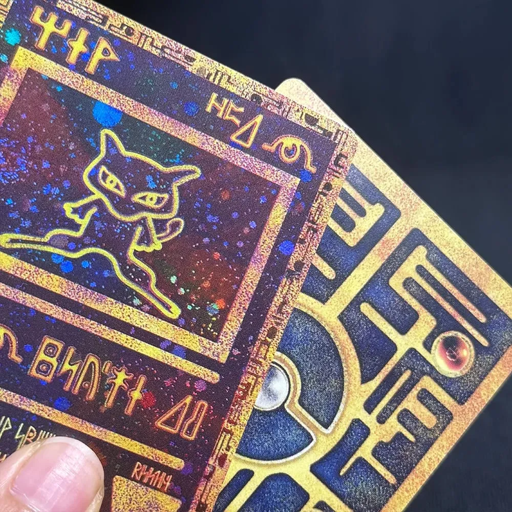 Κάρτα Proxy Card Mew Collection Ancient Times Διπλής όψης Έγχρωμο Mew Classic Limited Anime Κάρτες PKM Δώρο παιχνίδια — image 2