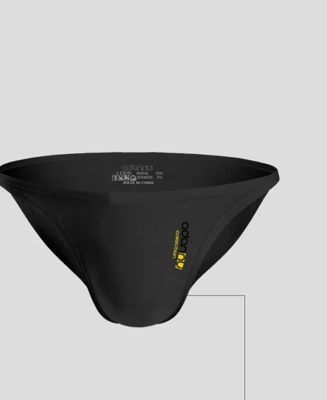Men Modal Low‑Rise Briefs Sexy Solid Color Simple Triangle Underwear Sports Breathable Comfortable Male Panties